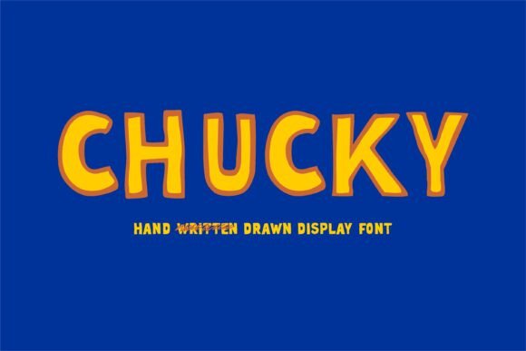 Chucky: A Hand-Drawn Display Font for Editorial Design