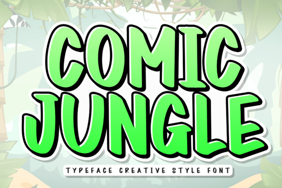 Comic Jungle Font: A Bold Typeface for Web Design