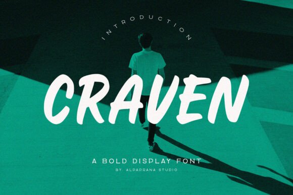 Craven Font: A Display Typeface for Modern Web Design and Digital Branding