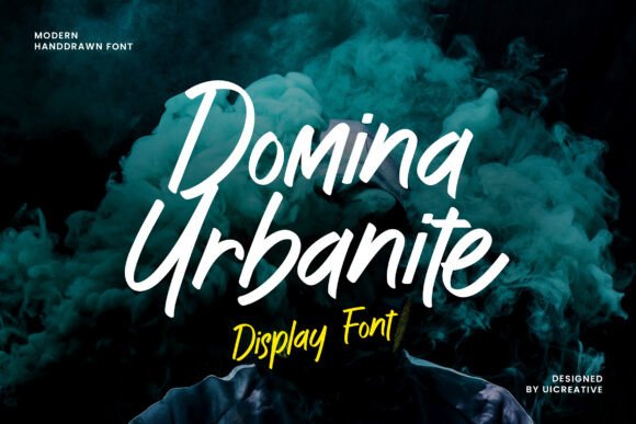 Domina Urbanite: A Display Font for Handmade Products