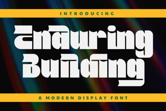 Enduring Building: A Bold Display Font for Small Business Branding That Lasts