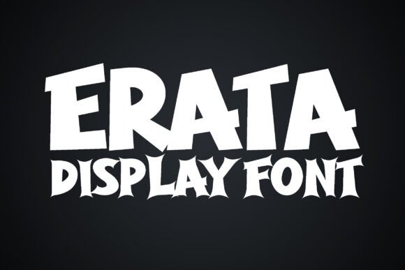 Erata: A Display Font Duo Built for Editorial Storytelling