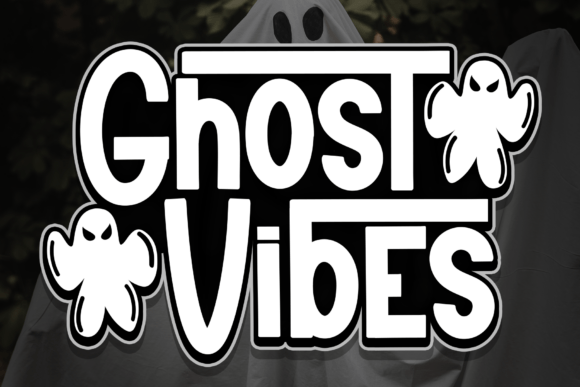 Ghost Vibes: A Playful Display Font with Editorial Charm