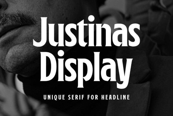 Justinas: A Display Serif That Brings Vintage Elegance to Editorial Design