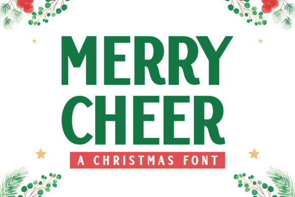 Merry Cheer Font: Playful Display Type for Small Business Brands