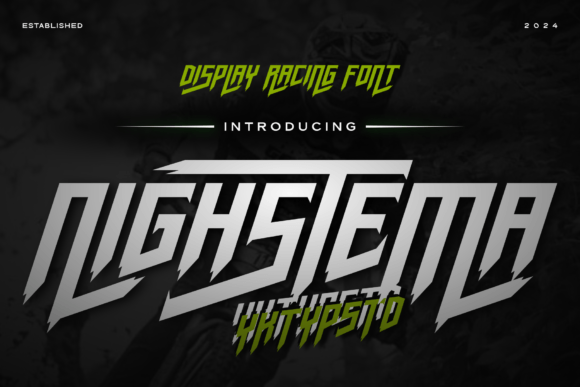 Nighstema: A Bold Display Font That Gives Your Small Business Instant Character