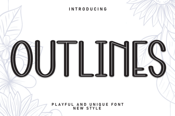 Outlines Font Review: A Bold Display Typeface for Brands