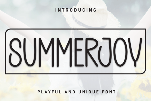 Summerjoy: A Handwritten Display Font for Branding Projects