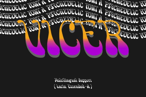 Vicer Font: A Groovy Display Typeface for Scroll-Stopping Campaigns