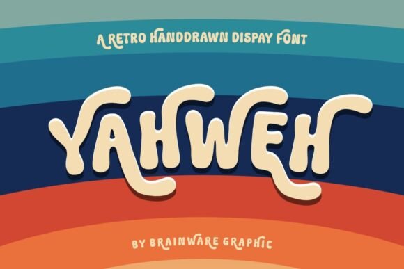 Yahweh Font: A Retro Hand-Drawn Typeface for Authentic Branding